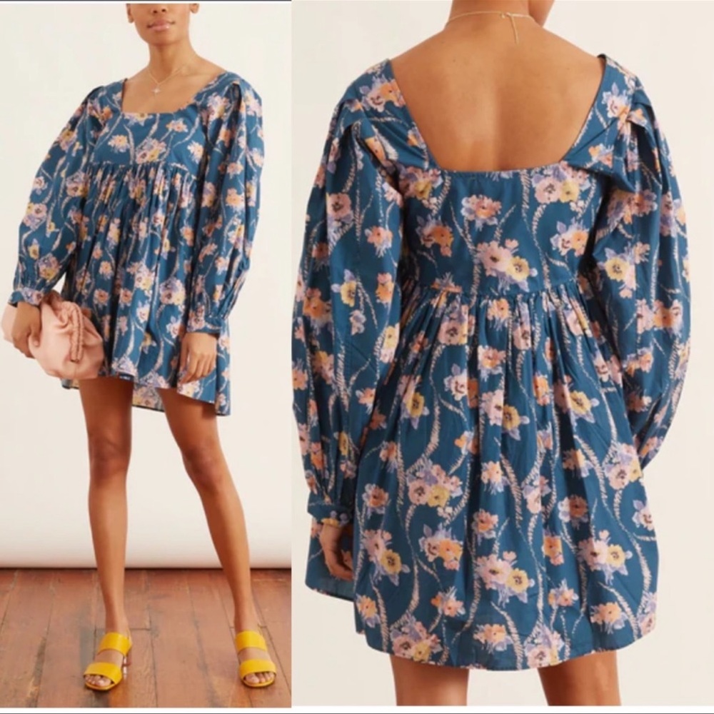 Loveshackfancy Eaton floral dress, size 6